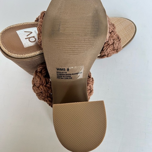 NEW! DV Dolce Vita Womens Roulette Braided Raffia Block Heel Sandals - Picture 10 of 12